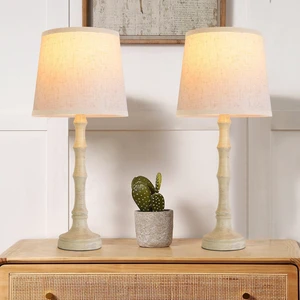 Lamps Set of 2 Modern Farmhouse Table Lamp Bedside Reading Lamps Living Room End Tables Set Lamps for Night Stands Bedroom Night Lamp,High 26.25 Inch,Off-white,With Fabric Lamp Shade,Bulb Not Included Lamps Set of 2 Modern Farmhouse Table Lamp Bedside Reading Lamps Living Room End Tables Set Lamps for Night Stands Bedroom Night Lamp,High 26.25 Inch,Off-white,With Fabric Lamp Shade,Bulb Not Included