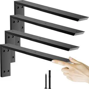 Countertop Support Bracket 20 inch 4 Pack (3/8" Thick),Premium Heavy Duty Granite Countertop Brackets 20"x8"x2.5",Shelf L Bracket Mantel Corbels for Quartz,Wood,Concrete and Laminate Countertops Countertop Support Bracket 20 inch 4 Pack (3/8" Thick),Premium Heavy Duty Granite Countertop Brackets 20"x8"x2.5",Shelf L Bracket Mantel Corbels for Quartz,Wood,Concrete and Laminate Countertops