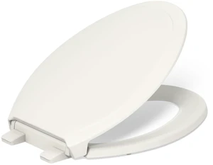 4734-RL-96 Rutledge ReadyLatch Soft Close Elongated Toilet Seat, Quiet-Close Lid, Grip-Tight Bumpers, Installation Hardware, Home Essentials, Biscuit 4734-RL-96 Rutledge ReadyLatch Soft Close Elongated Toilet Seat, Quiet-Close Lid, Grip-Tight Bumpers, Installation Hardware, Home Essentials, Biscuit