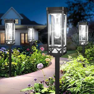 Taller Solar Pathway Lights Outdoor, 8 Pack Upgraded Brighter Solar Garden Lights Solar Powered, Up to 15 Hours Outdoor Solar Lights for Yard Landscape Walkway Driveway Sidewalk (Cool White) Taller Solar Pathway Lights Outdoor, 8 Pack Upgraded Brighter Solar Garden Lights Solar Powered, Up to 15 Hours Outdoor Solar Lights for Yard Landscape Walkway Driveway Sidewalk (Cool White)