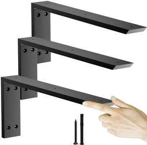Countertop Support Bracket 18 inch 3 Pack (3/8" Thick),Premium Heavy Duty Granite Countertop Brackets 18"x8"x2.5",Shelf L Bracket Mantel Corbels for Quartz,Wood,Concrete and Laminate Countertops Countertop Support Bracket 18 inch 3 Pack (3/8" Thick),Premium Heavy Duty Granite Countertop Brackets 18"x8"x2.5",Shelf L Bracket Mantel Corbels for Quartz,Wood,Concrete and Laminate Countertops