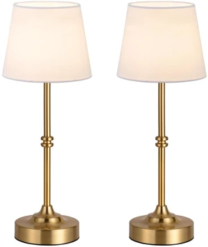 Rechargeable Cordless Table Lamp Gold - 2 Pack Brass 4000mAh Battery Operated Lamp, 3000K Warm Light, Touch Control Stepless Dimming, for Bedside, Dining Table, Home Decor Rechargeable Cordless Table Lamp Gold - 2 Pack Brass 4000mAh Battery Operated Lamp, 3000K Warm Light, Touch Control Stepless Dimming, for Bedside, Dining Table, Home Decor