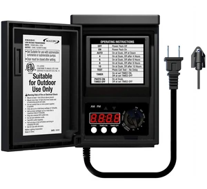 120 Watt Power Pack with Sensor and Weather Shield for Low Voltage Landscape Lighting Spotlight Outdoor Transformer 120V Input 12V Output 8100-9120-01 120 Watt Power Pack with Sensor and Weather Shield for Low Voltage Landscape Lighting Spotlight Outdoor Transformer 120V Input 12V Output 8100-9120-01