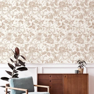 Champagne Floral Vintage Peel and Stick Wallpaper,15.8" x 800" Self Adhesive Removable Rose Floral Butterfly Contact Paper, Vintage Vinyl Wall Paper for Bedroom, Bathroom, Decor,88 sq Champagne Floral Vintage Peel and Stick Wallpaper,15.8" x 800" Self Adhesive Removable Rose Floral Butterfly Contact Paper, Vintage Vinyl Wall Paper for Bedroom, Bathroom, Decor,88 sq