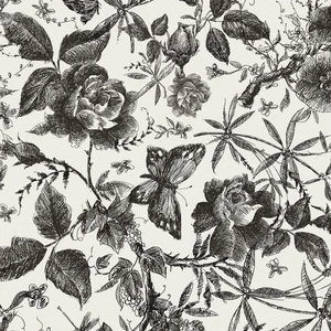 Black Rose Floral Vintage Peel and Stick Wallpaper,15.8" x 1200" Self Adhesive Removable Rose Floral Butterfly Contact Paper, Vintage Vinyl Wall Paper for Bedroom, Decor,131.67 sq Black Rose Floral Vintage Peel and Stick Wallpaper,15.8" x 1200" Self Adhesive Removable Rose Floral Butterfly Contact Paper, Vintage Vinyl Wall Paper for Bedroom, Decor,131.67 sq