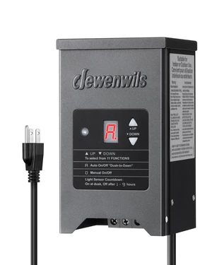 200W Weatherproof Low Voltage Landscape Lighting Transformer, 120V to 12/15V AC, Metal Low Voltage Landscape Transformer with Photocell & Timer, Multi Zone Landscape Lighting Transformer 200W Weatherproof Low Voltage Landscape Lighting Transformer, 120V to 12/15V AC, Metal Low Voltage Landscape Transformer with Photocell & Timer, Multi Zone Landscape Lighting Transformer
