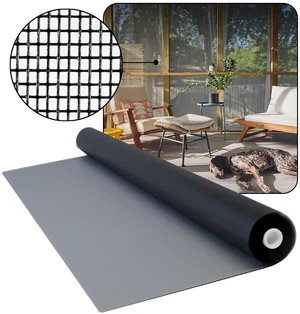 Window Screen Mesh 84 in x 100 Ft Fiberglass Window Screen Replacement Mesh Roll for Windows, Patios, Porches & Doors (Gray) Window Screen Mesh 84 in x 100 Ft Fiberglass Window Screen Replacement Mesh Roll for Windows, Patios, Porches & Doors (Gray)