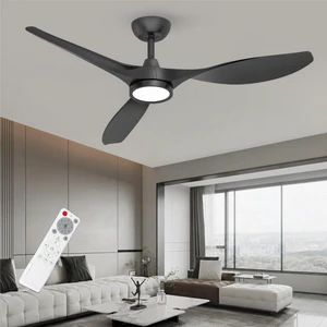 52'' Modern Ceiling Fan with Light, Wide Blade Design, Remote DC Motor,Reversible,Color Adjustable,Dimmable,Led Light,6 Speeds,3 Timers,Modern,Plastic,Bedrooms, Living rooms,Indoor 52'' Modern Ceiling Fan with Light, Wide Blade Design, Remote DC Motor,Reversible,Color Adjustable,Dimmable,Led Light,6 Speeds,3 Timers,Modern,Plastic,Bedrooms, Living rooms,Indoor