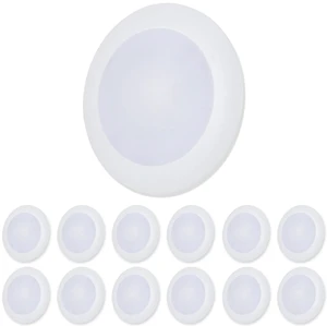 7.5 Inch Disc Light I Dimmable Ceiling Light Fixtures | 5CCT LED Lights 2700K/3000K/3500K/4000K/5000K | Flush Mount Ceiling Light I ETL & UL Certified I LED Lights for Bedroom - 12 Pack 7.5 Inch Disc Light I Dimmable Ceiling Light Fixtures | 5CCT LED Lights 2700K/3000K/3500K/4000K/5000K | Flush Mount Ceiling Light I ETL & UL Certified I LED Lights for Bedroom - 12 Pack