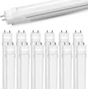Flourescent Light Bulbs Replacement, 24W 3200LM 6000K Frosted Type A+B, 12P Single or Double End Powered, Plug&Play or Ballast Bypass, F32T8 or F40T12 Fluorescent Bulbs,Office Shop Warehouse Lights Flourescent Light Bulbs Replacement, 24W 3200LM 6000K Frosted Type A+B, 12P Single or Double End Powered, Plug&Play or Ballast Bypass, F32T8 or F40T12 Fluorescent Bulbs,Office Shop Warehouse Lights
