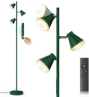 36W LED Tree Floor Lamp with Remote for Living Room Bedroom Modern Dimmable Tall Standing Lamp with 4 Color Temperatures, 3 Rotatable Light Bright FLoor Lamp for Home Office 36W LED Tree Floor Lamp with Remote for Living Room Bedroom Modern Dimmable Tall Standing Lamp with 4 Color Temperatures, 3 Rotatable Light Bright FLoor Lamp for Home Office