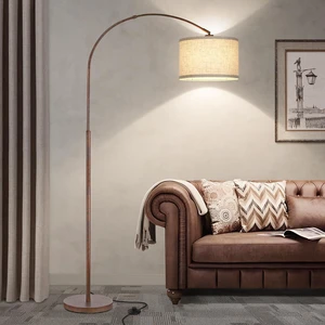 Floor Lamp for Living Room, Vintage Arc Floor Lamp with Adjustable Lamp Head, Tall Pole Lamp with On/Off Pedal Switch, Over Couch Arched Reading Light for Bedroom, Office, Study Room (Antique Bronze) Floor Lamp for Living Room, Vintage Arc Floor Lamp with Adjustable Lamp Head, Tall Pole Lamp with On/Off Pedal Switch, Over Couch Arched Reading Light for Bedroom, Office, Study Room (Antique Bronze)