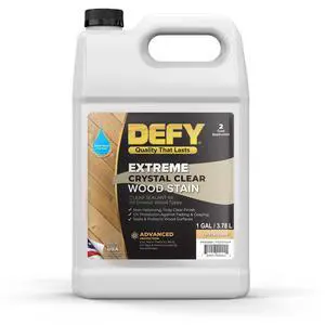 Extreme Crystal Clear Outdoor Wood Stain and Sealer in One Clear Waterproof Sealant for Wood Decks, Fences, & Siding, 1 Gal, Made in USA Extreme Crystal Clear Outdoor Wood Stain and Sealer in One Clear Waterproof Sealant for Wood Decks, Fences, & Siding, 1 Gal, Made in USA