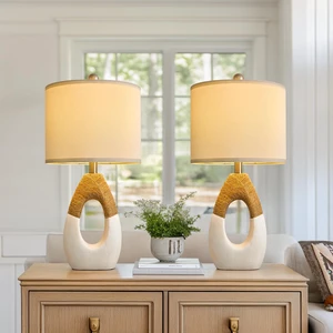 22 Boho Table Lamps for Bedroom Living Room Upgraded Set of 2 Medium Farmhouse Rattan Table Lamps, Rustic Home Decoration Nightstand Bedside Lamp for Office (Not Include Bulbs) 22 Boho Table Lamps for Bedroom Living Room Upgraded Set of 2 Medium Farmhouse Rattan Table Lamps, Rustic Home Decoration Nightstand Bedside Lamp for Office (Not Include Bulbs)