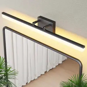 Black Vanity Light 31.5" Long 24W LED Bathroom Light Bar with 5CCT Adjustable Modern Bathroom Vanity Light Fixture for Mirror, Powder Room, Bedroom, Apartment, Hotel Black Vanity Light 31.5" Long 24W LED Bathroom Light Bar with 5CCT Adjustable Modern Bathroom Vanity Light Fixture for Mirror, Powder Room, Bedroom, Apartment, Hotel