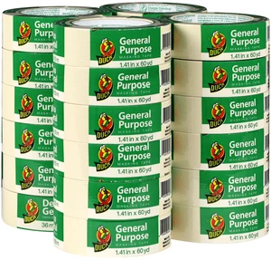 Brand 284366 General Purpose Masking Tape, 1.41 Inches by 60 Yards, Beige, 24 Rolls per Pack Brand 284366 General Purpose Masking Tape, 1.41 Inches by 60 Yards, Beige, 24 Rolls per Pack