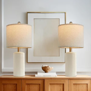 20.25'' Ceramic Table lamps Set of 2 Small Farmhouse Bedside Lamp White Modern Nightstand End Table Lamps for Living Room Bedroom Study Office Lamps for Night Stands, Creamy Boho Nursery Table Lamp 20.25'' Ceramic Table lamps Set of 2 Small Farmhouse Bedside Lamp White Modern Nightstand End Table Lamps for Living Room Bedroom Study Office Lamps for Night Stands, Creamy Boho Nursery Table Lamp