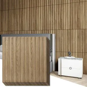3D Fluted Textured Slat Wall Panels, 19.7 x 19.7 in, 12-Pack, Walnut PVC, Waterproof, Scratch Proof, Wipeable, Break-Proof, Ideal for Home, Office and Commercial Spaces 3D Fluted Textured Slat Wall Panels, 19.7 x 19.7 in, 12-Pack, Walnut PVC, Waterproof, Scratch Proof, Wipeable, Break-Proof, Ideal for Home, Office and Commercial Spaces