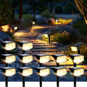 Solar Spot Lights Outdoor Waterproof 12 Pack Warm White Solar Landscape Spotlights Outdoor, Compact Design Spot Lights, Flood Lights for Garden Yard Pathway House Tree Outside Solar Spot Lights Outdoor Waterproof 12 Pack Warm White Solar Landscape Spotlights Outdoor, Compact Design Spot Lights, Flood Lights for Garden Yard Pathway House Tree Outside