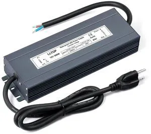12V DC LED Driver Waterproof IP67 Power Supply 300W 25A AC100-264V Input, Ultra Thin, Aluminum Case, LED Low Voltage Transformer, For Indoor Outdoor LED Lights 12V DC LED Driver Waterproof IP67 Power Supply 300W 25A AC100-264V Input, Ultra Thin, Aluminum Case, LED Low Voltage Transformer, For Indoor Outdoor LED Lights
