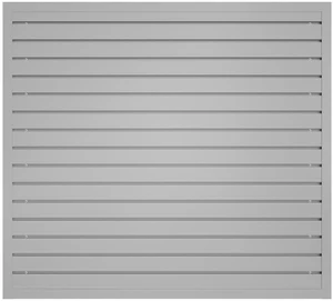 Slatwall Panel Wall Storage Systems, 4 x 4ft Slat Wall Paneling Garage Wall Organizer, Heavy Duty Wall Mounted PVC Wall Rack (Gray) Slatwall Panel Wall Storage Systems, 4 x 4ft Slat Wall Paneling Garage Wall Organizer, Heavy Duty Wall Mounted PVC Wall Rack (Gray)