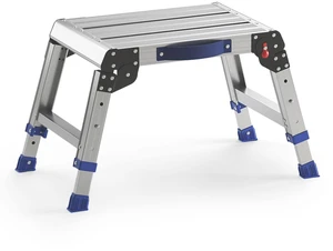 Folding Step Stool for Adults, Portable Aluminum Work Platform 440lb 12"-15.7" Adjustable Height, 12" x 16.5" Wide Platform for Garage, Painting, Reach High Shelves, Gardening, Car Wash Folding Step Stool for Adults, Portable Aluminum Work Platform 440lb 12"-15.7" Adjustable Height, 12" x 16.5" Wide Platform for Garage, Painting, Reach High Shelves, Gardening, Car Wash