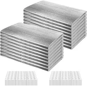 16P Garage Door Insulation Kit Panels 6MM 18x6.8FT for Double Garage Door, Pre-Cut Bubble Reflective Aluminum Foil 120 Tape, DIY Install Temperature Control Block Summer Heat & Winter Cold (20.5x54) 16P Garage Door Insulation Kit Panels 6MM 18x6.8FT for Double Garage Door, Pre-Cut Bubble Reflective Aluminum Foil 120 Tape, DIY Install Temperature Control Block Summer Heat & Winter Cold (20.5x54)