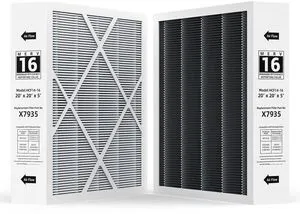 2-pack X7935 20x20x5 MERV 16 Air Filter, Compatible with Lennox X7935 Healthy Climate Carbon-Clean MERV 16Home Furnace Filter Filter HVAC System, Part # HCC14-23 2-pack X7935 20x20x5 MERV 16 Air Filter, Compatible with Lennox X7935 Healthy Climate Carbon-Clean MERV 16Home Furnace Filter Filter HVAC System, Part # HCC14-23
