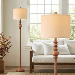 64.25" Rustic Floor Lamp for Living Room, Tall Antique Brown Standing Lamp with Rotary Switch, Vintage Reading Lamp for Bedroom, Office & Study, Farmhouse Home Decor Corner Lamp 64.25" Rustic Floor Lamp for Living Room, Tall Antique Brown Standing Lamp with Rotary Switch, Vintage Reading Lamp for Bedroom, Office & Study, Farmhouse Home Decor Corner Lamp