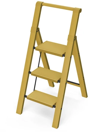 3 Step Ladder,Aluminum Step Stool Foldable-Twilight Yellow Lightweight Folding Ladder with Handgrip,Wide Top Pedal,330lbs Capacity Stepladder for Home,Office,Kitchen 3 Step Ladder,Aluminum Step Stool Foldable-Twilight Yellow Lightweight Folding Ladder with Handgrip,Wide Top Pedal,330lbs Capacity Stepladder for Home,Office,Kitchen