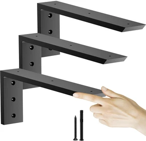 Countertop Support Bracket 14 inch 3 Pack (3/8" Thick),Premium Heavy Duty Granite Countertop Brackets 14"x6"x2.5",Shelf L Bracket Mantel Corbels for Quartz,Wood,Concrete and Laminate Countertops Countertop Support Bracket 14 inch 3 Pack (3/8" Thick),Premium Heavy Duty Granite Countertop Brackets 14"x6"x2.5",Shelf L Bracket Mantel Corbels for Quartz,Wood,Concrete and Laminate Countertops