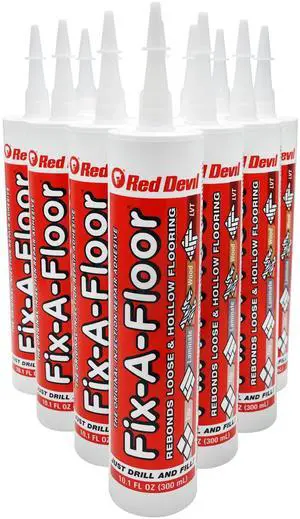 The Original Loose Tile Repair Adhesive - Tile, Porcelain, Ceramic, Marble, Stone & Wood. Custom Tip for All Grout Sizes. Pack of 12 *for Best Results Use The Proven Power of a Caulk Gun* The Original Loose Tile Repair Adhesive - Tile, Porcelain, Ceramic, Marble, Stone & Wood. Custom Tip for All Grout Sizes. Pack of 12 *for Best Results Use The Proven Power of a Caulk Gun*