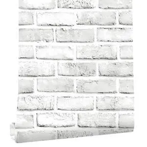 White Brick Wallpaper Peel and Stick Contact Paper Faux 512×18 White Gray Brick Contact Paper for Walls Self Adhesive Removable Wall Covering for Kitchen, Bedroom, Fireplace & Backsplash White Brick Wallpaper Peel and Stick Contact Paper Faux 512×18 White Gray Brick Contact Paper for Walls Self Adhesive Removable Wall Covering for Kitchen, Bedroom, Fireplace & Backsplash