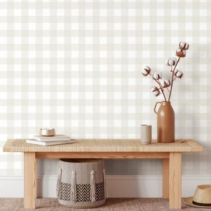 Plaid Peel and Stick Wallpaper Gingham Checkered 17.3''×787'' Beige Plaid Contact Paper for Cabinets Self Adhesive Removable Waterproof Bathroom Farmhouse Cute Kids Shelf Drawers Decor Plaid Peel and Stick Wallpaper Gingham Checkered 17.3''×787'' Beige Plaid Contact Paper for Cabinets Self Adhesive Removable Waterproof Bathroom Farmhouse Cute Kids Shelf Drawers Decor