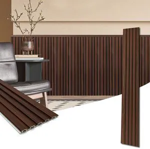 48 x 6 in WPC Wood Slat Wall Panels, 3D Wall Accents, 16-Pack, Walnut Real Wood Grain, Durable, Water Resistant, Wear-Resistant, No Emission, Eco-Friendly, Easy to Care, for Living Room, Bedroom 48 x 6 in WPC Wood Slat Wall Panels, 3D Wall Accents, 16-Pack, Walnut Real Wood Grain, Durable, Water Resistant, Wear-Resistant, No Emission, Eco-Friendly, Easy to Care, for Living Room, Bedroom