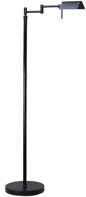 Brook Adjustable Dimmable LED Pharmacy Floor Lamp, Black Reading and task lamp for sewing and crafts, adjustable height 47 to 55 inches, 360 degree swing arm, 270 degree swivel head Brook Adjustable Dimmable LED Pharmacy Floor Lamp, Black Reading and task lamp for sewing and crafts, adjustable height 47 to 55 inches, 360 degree swing arm, 270 degree swivel head