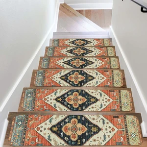Non-Slip Carpet Stair Treads for Wooden Steps 15PC 30"X8" Stair Runner Indoor Stair Runners for Wood Steps Non Slip Rubber Stair Carpet Safety Mats for Dogs, Kids & Elders, Stairway Grip Covers Non-Slip Carpet Stair Treads for Wooden Steps 15PC 30"X8" Stair Runner Indoor Stair Runners for Wood Steps Non Slip Rubber Stair Carpet Safety Mats for Dogs, Kids & Elders, Stairway Grip Covers