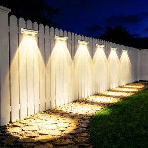 Solar Fence Lights Outdoor, 16 Pack Fence Lights Solar Powered 60LM Solar Fence Lights, 9 RGB Color Modes, IP65 Waterproof, 12H Dusk to Dawn Glow for Pool/Deck/Patio/Wall/Backyard - White Solar Fence Lights Outdoor, 16 Pack Fence Lights Solar Powered 60LM Solar Fence Lights, 9 RGB Color Modes, IP65 Waterproof, 12H Dusk to Dawn Glow for Pool/Deck/Patio/Wall/Backyard - White