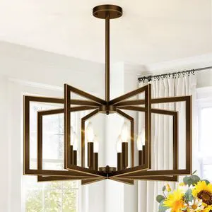 25"-61" Height Adjustable Modern Oil-Rubbed Bronze Chandelier for Dining Room, No Assembly Required Dining Room Light Fixture Over Table, Industrial Metal Pendant Lights Fixture for Kitchen Island 25"-61" Height Adjustable Modern Oil-Rubbed Bronze Chandelier for Dining Room, No Assembly Required Dining Room Light Fixture Over Table, Industrial Metal Pendant Lights Fixture for Kitchen Island