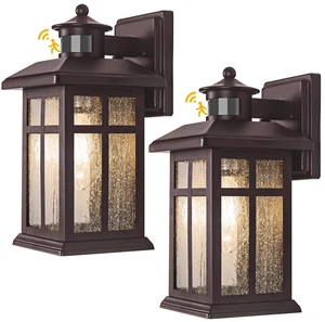 Motion Sensor Outdoor Lights Bronze 2 Pack Dusk till Dawn Outdoor Lighting Outdoor Porch Lights Light Fixtures Bronze Dusk till Dawn Exterior Lights Outdoor, Exterior Lights for House, Garage, Door Motion Sensor Outdoor Lights Bronze 2 Pack Dusk till Dawn Outdoor Lighting Outdoor Porch Lights Light Fixtures Bronze Dusk till Dawn Exterior Lights Outdoor, Exterior Lights for House, Garage, Door