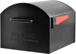 Orca Extra Large Galvanized Steel Post Mount Mailbox, Non-Locking USPS approved T4 rural mailbox, fits large packages and oversized, heavy-duty powder-coated curbside design Orca Extra Large Galvanized Steel Post Mount Mailbox, Non-Locking USPS approved T4 rural mailbox, fits large packages and oversized, heavy-duty powder-coated curbside design