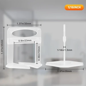 Tile Spacers 2500Pcs Tile Clips 1/16", Tile Leveling System with Hammer Tile Leveling Clips for Floor Wall Installation, Ceramic Porcelain Tiles and Stone Installation, Help Correct Tile Bowing Tile Spacers 2500Pcs Tile Clips 1/16", Tile Leveling System with Hammer Tile Leveling Clips for Floor Wall Installation, Ceramic Porcelain Tiles and Stone Installation, Help Correct Tile Bowing