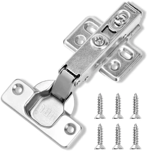 Soft Close Hinges for Frameless Cabinets, 110° Full Overlay, 50 Pack European Kitchen Cabinet Hinges, 3D Adjustable and Quick Release, 35MM Cup Hinges, Slow Close Hinges Soft Close Hinges for Frameless Cabinets, 110° Full Overlay, 50 Pack European Kitchen Cabinet Hinges, 3D Adjustable and Quick Release, 35MM Cup Hinges, Slow Close Hinges