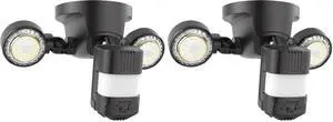 25W 3000LM Motion Sensor Outdoor Security Lights (Pack of 2) 25W 3000LM Motion Sensor Outdoor Security Lights (Pack of 2)