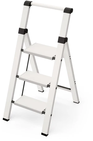 3 Step Ladder,Lightweight Aluminum Step Stool Foldable -White Folding Ladder with Handgrip,Wide Top Pedal,330lbs Capacity for Home,Office,Kitchen 3 Step Ladder,Lightweight Aluminum Step Stool Foldable -White Folding Ladder with Handgrip,Wide Top Pedal,330lbs Capacity for Home,Office,Kitchen