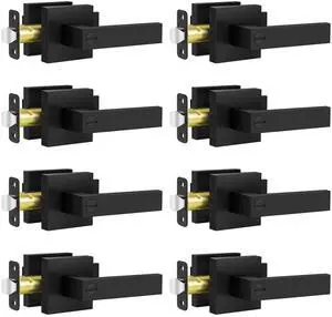 Door Handles Interior Door Knobs, Privacy Door Levers for Bedroom Bathroom, Heavy Duty Zinc Alloy Door Handles Door Leverset for Left & Right Handled Doors (8 Pack) Door Handles Interior Door Knobs, Privacy Door Levers for Bedroom Bathroom, Heavy Duty Zinc Alloy Door Handles Door Leverset for Left & Right Handled Doors (8 Pack)