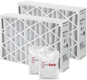 Furnace Filters 16x25x4 - HVAC Air Filter Replacement FC100A1029 Merv 11 with Easy Disposal Bag (2 Pack) Furnace Filters 16x25x4 - HVAC Air Filter Replacement FC100A1029 Merv 11 with Easy Disposal Bag (2 Pack)