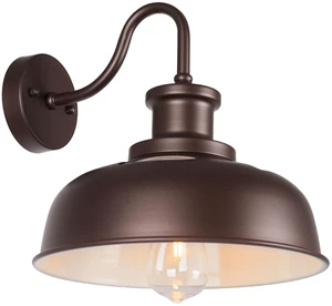 Solar Barn Light for Outside, Outdoor Wall Lights Solar Powered, Farmhouse Exterior Wall Sconce, Industrial Outside Lighting Fixture, Rustic Bronze White Lantern for Barn Shed Coop Garage Patio Solar Barn Light for Outside, Outdoor Wall Lights Solar Powered, Farmhouse Exterior Wall Sconce, Industrial Outside Lighting Fixture, Rustic Bronze White Lantern for Barn Shed Coop Garage Patio
