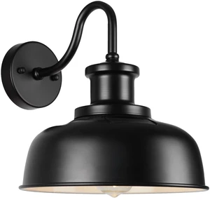 Solar Barn Light for Outside, Dusk to Dawn Outdoor Wall Lights Solar Powered, Farmhouse Exterior Wall Sconce, Industrial Outside Lighting Fixture, Rustic Lantern for Garage, Barn, Shed Solar Barn Light for Outside, Dusk to Dawn Outdoor Wall Lights Solar Powered, Farmhouse Exterior Wall Sconce, Industrial Outside Lighting Fixture, Rustic Lantern for Garage, Barn, Shed