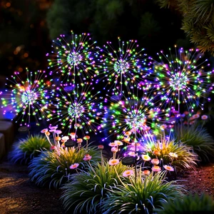 6Pack Solar Lights Outdoor, Multicolor Firework Lights 120LED Fireworks Lights Solar Powered, Waterproof Fairy Garden Lights Decor Outside for Yard Pathway Lawn Patio 6Pack Solar Lights Outdoor, Multicolor Firework Lights 120LED Fireworks Lights Solar Powered, Waterproof Fairy Garden Lights Decor Outside for Yard Pathway Lawn Patio